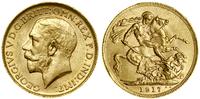1 funt (1 sovereign) 1917 C, Ottawa, złoto 7.99 