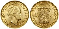 10 guldenów 1933, Utrecht, złoto 6.73 g, próby 9