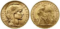 20 franków 1908, Paryż, typ Marianna, złoto 6.44