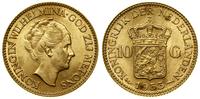 10 guldenów 1933, Utrecht, złoto 6.72 g, próby 9