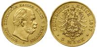 5 marek 1877 A, Berlin, złoto 1.97 g, próby 900,