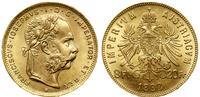 8 florenów = 20 franków 1892, Wiedeń, Nowe Bicie