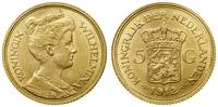 5 guldenów 1912, Utrecht, złoto 3.36 g, próby 90