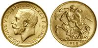 1 funt (1 sovereign) 1918 I, Bombaj, złoto 7.99 