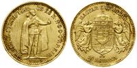 10 koron 1905 KB, Kremnica, złoto 3.38 g, próby 