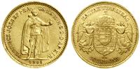 10 koron 1905 KB, Kremnica, złoto 3.37 g, próby 