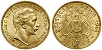 20 marek 1901 A, Berlin, złoto 7.97 g, próby 900