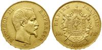 100 franków 1859 BB, Strasbourg, głowa bez wieńc