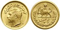 1/2 pahlavi 1951 (AH 1330), Teheran, złoto 4.00 