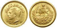 1/4 pahlavi 1959 (AH 1338), Teheran, złoto 2.05 
