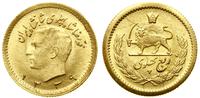 1/4 pahlavi 1960 (AH 1339), Teheran, złoto 1.97 