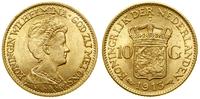 10 guldenów 1913, Utrecht, złoto 6.73 g, próby 9