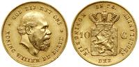 10 guldenów 1875, Utrecht, złoto 6.71 g, próby 9