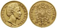 10 marek 1873 D, Monachium, złoto 3.92 g, próby 