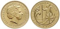 50 funtów 2008, typ Britannia, złoto 16.99 g, pr