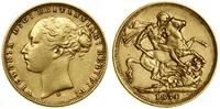 1 funt (1 sovereign) 1874 S, Sydney, młoda głowa