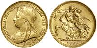 1 funt (1 sovereign) 1899 M, Melbourne, typ ze s