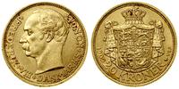 20 koron 1909 VBP, Kopenhaga, złoto 8.95 g, prób