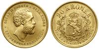 20 koron 1878, Kongsberg, złoto 8.96 g, próby 90