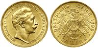20 marek 1899 A, Berlin, złoto 7.96 g, próby 900