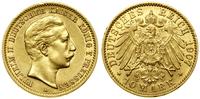 10 marek 1907 A, Berlin, złoto 3.96 g, próby 900