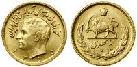 1/2 pahlavi 1355 (AD 1976), Teheran, złoto 4.08 