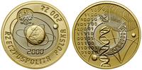 200 złotych 2000, Warszawa, Rok 2000, złoto (10.