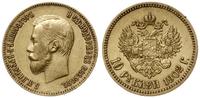 10 rubli 1902 AP, Petersburg, złoto próby '900',