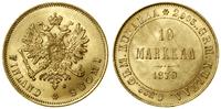 10 marek (10 markkaa) 1879 S, Helsinki, złoto 3.