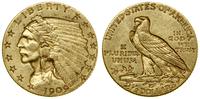 2 1/2 dolara 1909, Filadelfia, typ Indian head, 