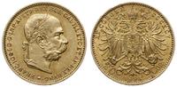 20 koron 1895, Wiedeń, złoto 6.77 g, próby 900, 