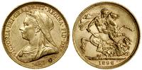 1 funt (1 sovereign) 1896 M, Melbourne, typ ze s