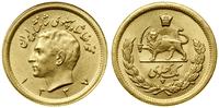 1 pahlavi AH 1337 (1958), Teheran, złoto 8.18 g,