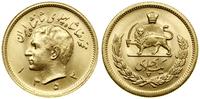 1 pahlavi 1353 SH (AD 1974), Teheran, głowa z pł