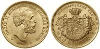 20 koron 1898 EB, Stockholm, złoto 8.96 g, próby
