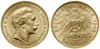 20 marek 1902 A, Berlin, złoto 7.96 g, próby 900