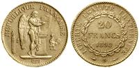Francja, 20 franków, 1890 A
