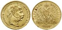 Austria, 8 florenów = 20 franków, 1885