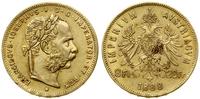 Austria, 8 florenów = 20 franków, 1888