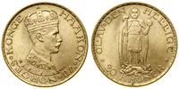 20 koron 1910, Kongsberg, złoto 8.96 g, próby 90
