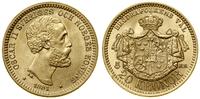 20 koron 1881 EB, Kungsholmen (Stockholm), młoda