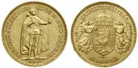 10 koron 1910 KB, Kremnica, złoto 3.38 g, próby 
