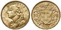 20 franków 1914 B, Berno, typ Vreneli, złoto 6.4