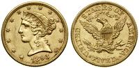 Stany Zjednoczone Ameryki (USA), 5 dolarów, 1893