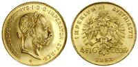 Austria, 4 floreny = 10 franków, 1892