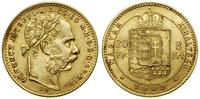 20 franków = 8 forintów 1883 KB, Kremnica, złoto