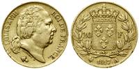 20 franków 1817 A, Paryż, awers autorstwa Michau
