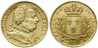 20 franków 1814 A, Paryż, awers autorstwa Tiolie