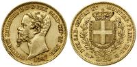 20 lirów 1857, Turyn, znak menniczy głowa Orła, 