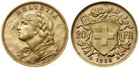 20 franków 1935 L-B, Berno, typ Vreneli, złoto 6